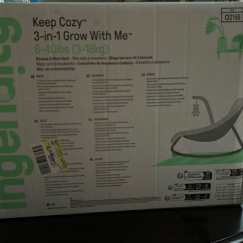 Ingenuity Keep Cozy 3-in-1 Grow With Me Baby Seat - Gray - Picture 5 of 6